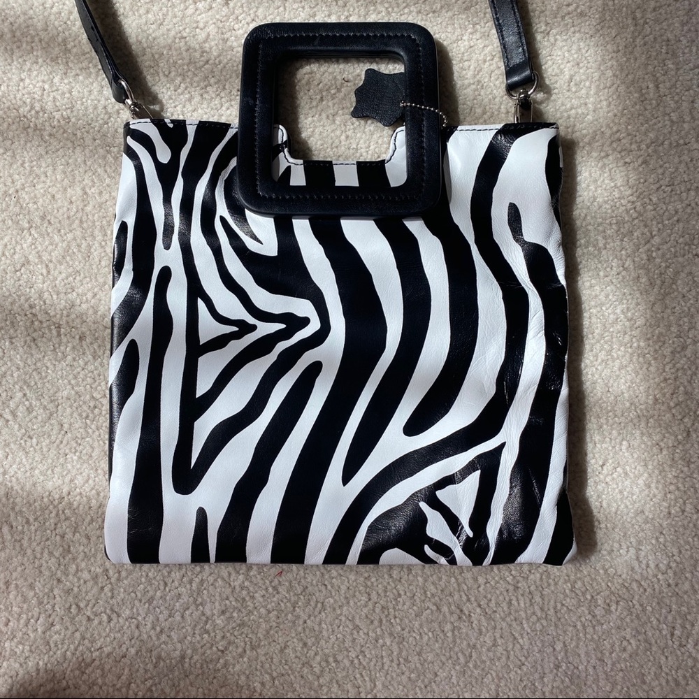 Zebra Crossbody Genuine Leather Bag
